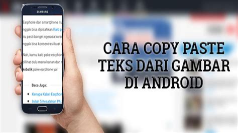 Cara Copy Teks Dari Gambar Di Android